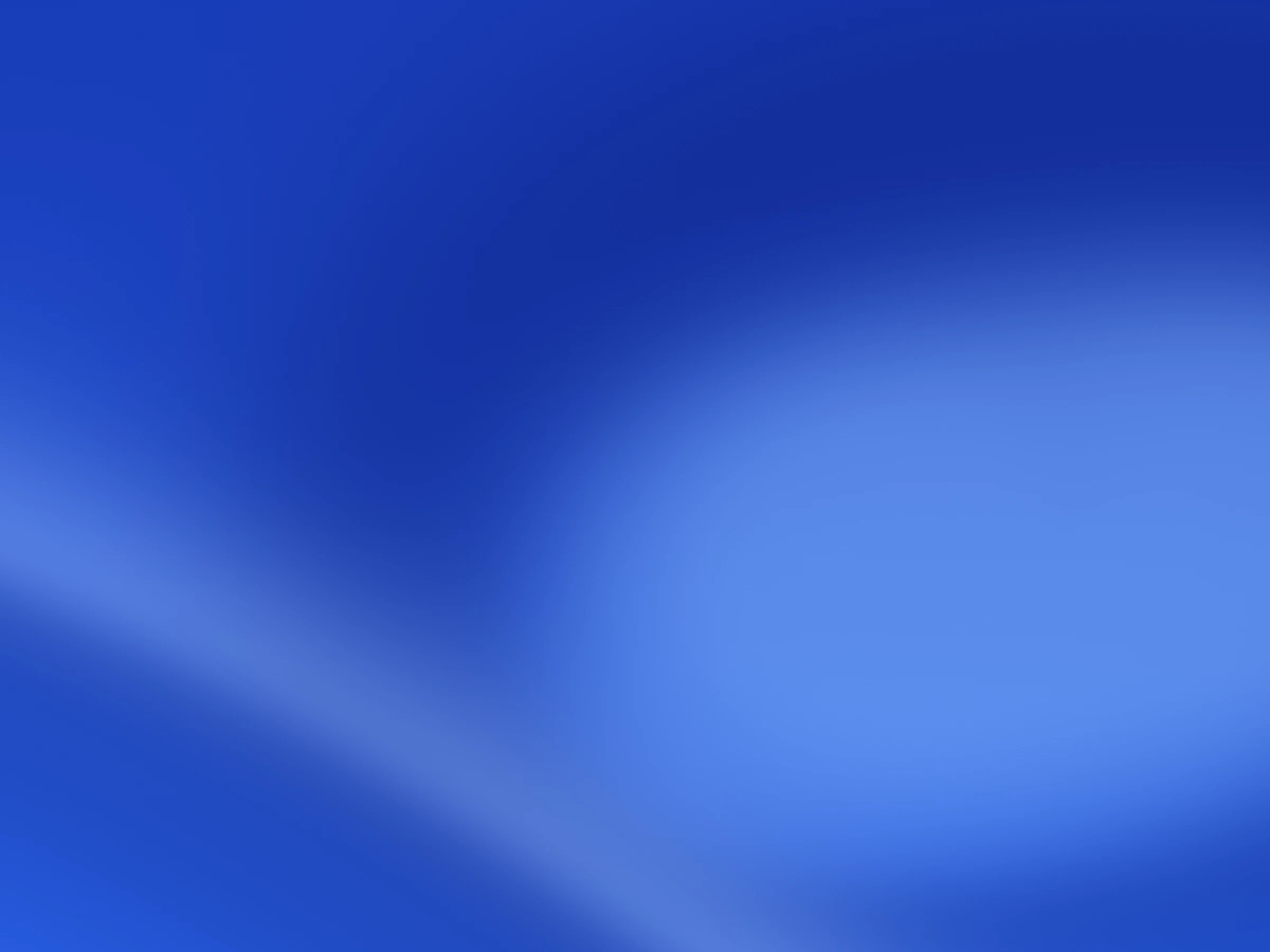 Vivid cobalt abstract folds with soft blurred edges