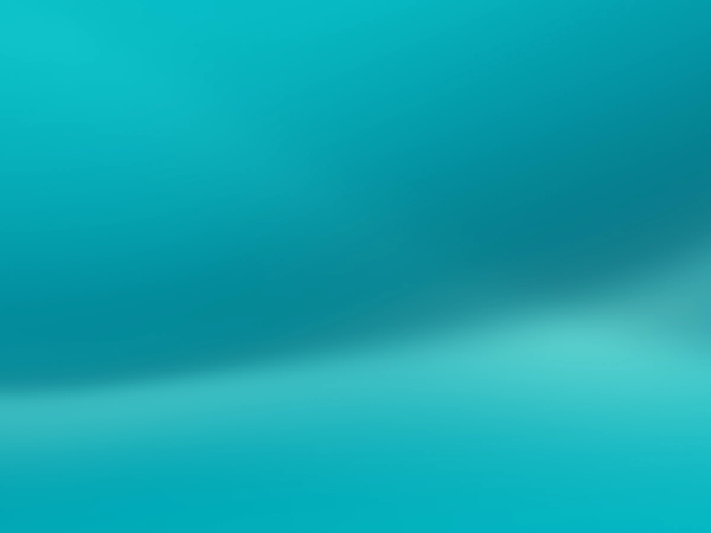 Vivid turquoise abstract folds with soft blurred edges